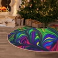 thumbnail image 5 of Rateoe Pride Rainbow Pattern Christmas Tree Skirt with Ties , Christmas Tree Decorations, Farmhouse Christmas Decor Xmas Holiday Decorations-30", 5 of 6
