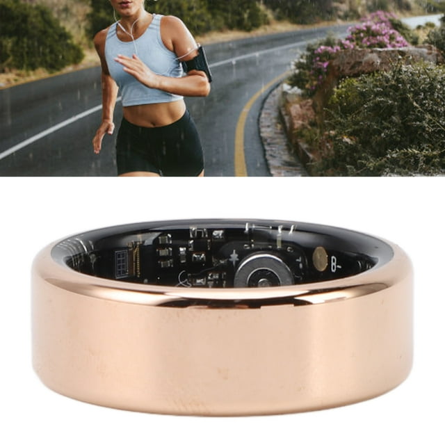 Smart Ring Health Tracker, R11 Fitness Tracker Ring Built in Pedometer and Multi Sports Modes for Women Men, IP68 Waterproof, Wearable Sleep Tracking Ring for for IOS