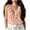 Pink, variant on cocolona Summer Tank Tops for Women Ruffle V Neck Sleeveless Shirts Trendy Casual Solid Color Blouses