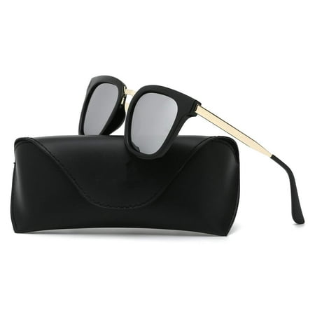 Polarized Classic Style Design Sunglasses with Case Best Gift for Her