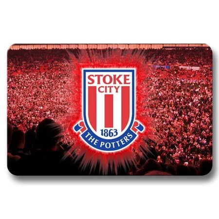 DEYOU Stoke City Doormat Outdoor Indoor Floor Mats Non-Slip Bathroom Mats Size 18x30 Inch