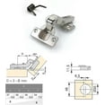 thumbnail image 4 of 45 Degree Corner Hinge 35mm With Damper For Multi-side Door Soft Close Hinges For Angular Folding Cupboard Doors Furniture Kitchen Set Of 4, 4 of 4