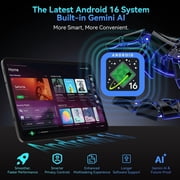 Blackview OSCAL 2026 13.4 AI Tablet, Android 16, 24GB RAM 256GB ROM, 1TB Expand, T7280 Octa-Core CPU, 8+16MP Camera, 8300mAh, 5G Wifi, Gemini Al Tablet with Keyboard & Mouse, Black