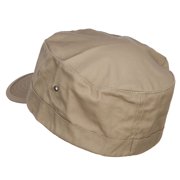 Big Size Fitted Trendy Army Style Cap - Khaki XL-2XL