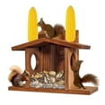 thumbnail image 7 of sruoe Bird Feeder, Hanging Bird Feeders Outdoor, Bird Houses and Feeders, Decoration Wild Platform Feeders for Outside, Garden, Patio, Yard, Deck, Wood, 7 of 7