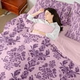 thumbnail image 4 of Castle Fairy Teens Bohemian Damask Bedding Comforter Set,Exotic Style King Bedding Sets, 4 of 8