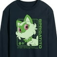 thumbnail image 3 of Pokémon - Sprigatito Stats - Men's Long Sleeve T-Shirt, 3 of 5