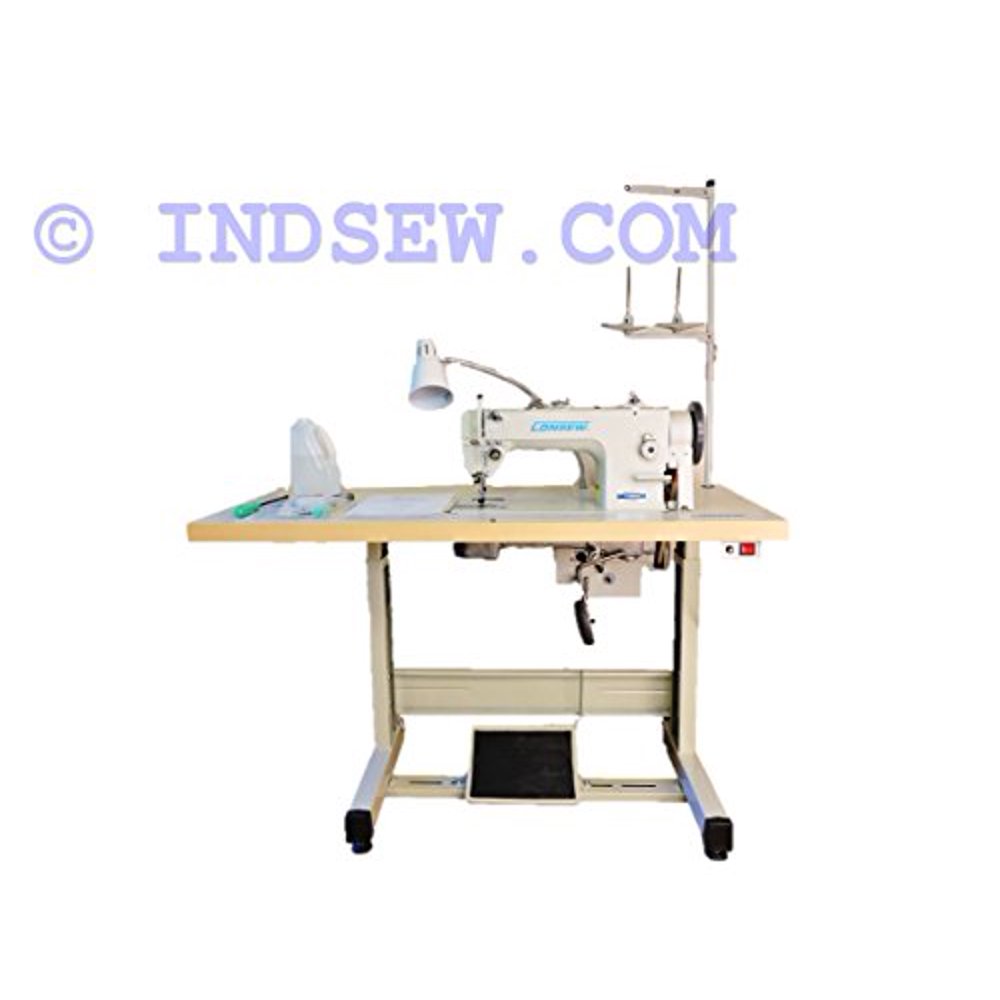 Walking Foot Consew P1206RB Industrial Sewing Machine w/ Table & Servo