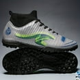 thumbnail image 4 of FLTHDD Men's High-Top Soccer Cleats - Tf Spikes For Outdoor Training & Competition, Non-Slip On Artificial Grass, Lace-Up, All-Season, 4 of 7