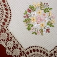 thumbnail image 2 of Grelucgo Camino De Mesa De Encaje De Algodón Hecho A Mano, Bufanda, Cinta Bordada, Rectangular, 16X70 Pulgadas, 2 of 2
