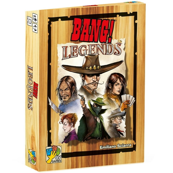 BANG! Legends Expansion Card Game, 4-7 Players