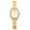 gold, variant on Women's Analog Quartz Square Case Rhinestones Watch: Detachable Stainless steel Strap Bar scale Dial