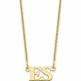 thumbnail image 1 of 10K Yellow Gold Small Initial Necklace (18 X 10) Made In United States 10xna654y, 1 of 5