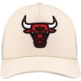 thumbnail image 2 of Men's Mitchell & Ness Cream Chicago Bulls Trucker Adjustable Hat, 2 of 4