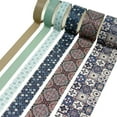 thumbnail image 4 of Wrapables Decorative Washi Tape Box Set for DIY Arts & Crafts, Scrapbooking, Diary, Stationery, Card-Making, Gift Wrapping (12 Rolls), Mosaic, 4 of 8