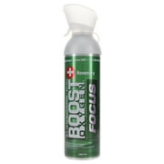 Boost Oxygen Focus Portable 10 L Green Sports Rosemary Oxygen Canister
