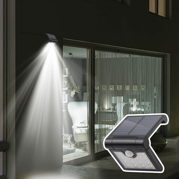 Solar Lights Outdoor LED Foldable Motion Sensor Wall Lights Super Bright Wireless Security Lights For Front Door Backyard Patio Garage 1W 14 Lamp