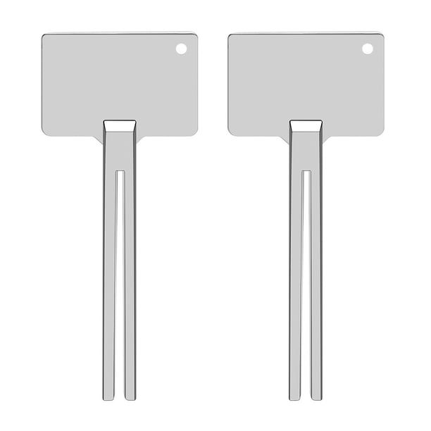 GOOHOCHY 2 unidades de rodillos dispensadores de pasta de dientes de metal con llave, exprimidor de tubo y clip para pasta de dientes.