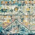 thumbnail image 2 of United Weavers Panama Jack Bohemian Antigua Transitional Aqua Woven Olefin Area Rug, 2 of 4
