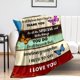 thumbnail image 2 of LHSHID Bible Verse Blanket Flannel Soft and Comfortable Anti static Bed Sofa Blanket 60x80in, 2 of 6