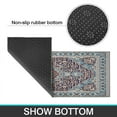 thumbnail image 7 of Bohemian Blue Ethnic Rug Kitchen Rugs and Mats Sets Of 2,Kitchen Decoration Rugs,Rubber Backing Non-Slip Floor Mat for Sink Washable Waterproof Laundry Room Runner Rugs, 7 of 7
