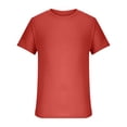 thumbnail image 2 of Men's Casual Shirts Classic Button Up Basic Short Sleeve T-Shirt Solid Soft Tees Stylish Business Work Tops Only, 2 of 5