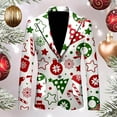 thumbnail image 2 of ANINEO Men Christmas Personality Printed Loose Casual Fashion Suit Jacket Blazers Coats Long Sleeve Leisure Male Outwear, 2 of 3