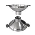 thumbnail image 4 of MasteelfCA 1pc Stainless Steel Multifunctional Kitchen Gadget Large Diameter Binaural Funnel Hopper (Silver), 4 of 7