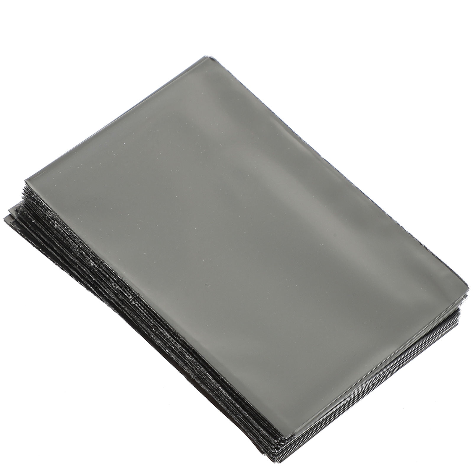 LITINKIMI 50Pcs Card Pocket Sleeves Black Single Card Sleeves for Holiday Board Game Gatherings