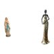 thumbnail image 1 of Figura decorativa de María, una mujer tribal africana, escultura vintage de resina, ideal para exhibir en la oficina, el coche o el hogar., 1 of 8
