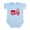 Sky Blue, variant on CafePress - Fire Truck Infant Bodysuit - Baby Light Bodysuit, Size Newborn - 24 Months