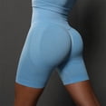 thumbnail image 5 of Hrsba Yoga Shorts,Workout Shorts Women High Waisted Seamless Breathable Stretchy Activewear, 5 of 5