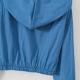 thumbnail image 2 of OGLCCG Girls Lightweight Hoodies Jacket Kids Full Zip Long Sleeve Sun Protection Athletic Jackets with Pockets Outdoor Casual Outwear 5-14 Years, 2 of 8