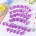 Letter and Number Cutter for Clay Cookie Set Initial Alphabets Stamps A