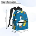 thumbnail image 4 of Gaeub Cartoon Goose School Backpack Waterproof Bookbag for Men Women College High School Bags, 4 of 8