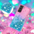 thumbnail image 4 of Funda para Samsung Galaxy S21 5G Transparente con Brillos Carcasa Protectora Antigolpes con Glitter Brillante, 4 of 5