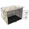 thumbnail image 6 of Vegetables Dog Crate Cover, Pattern of Healthy Organic Carrot Silhouettes Illustrated in Watercolor Style, Easy to Use Pet Kennel Cover Small Dogs Puppies Kittens, 7 Sizes, Multicolor, by Ambesonne, 6 of 6
