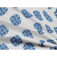 thumbnail image 5 of oneOone Rayon Medium Blue Fabric Block Sewing Craft Projects Fabric Prints By Yard 56 Inch Wide-R7, 5 of 5