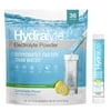 Hydralyte All-Natural Electrolyte Hydration Powder Sticks, Instant Dissolve ORS Drink Mix, Lemonade, 36 Count