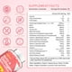 thumbnail image 2 of Paquete de 2 gomitas de colágeno para mujeres y hombres, péptidos de colágeno hidrolizado tipos I, II, III, V, X con biotina y ácido hialurónico, vitaminas C A D E B12 K2, sin azúcar para la piel, el, 2 of 5