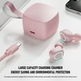 thumbnail image 4 of Wireless Earbuds, Bluetooth Headphones 5.3 HiFi Stereo, Wireless Earphones with ENC Noise Cancelling Mic, LED Digital Display in Ear Buds, 4 of 9