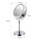 thumbnail image 3 of 10X Magnifying Lighted Makeup Mirror, 8 Inch Two Sided White Daylight LED Shadow Free LED Vanity Mirror, Battery and USB Cable Operated, 3 of 6
