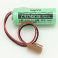 thumbnail image 2 of (Pack of 20) CR17450SE-R A98L-0031-0012 3V 2500mah PLC with Plug Non-Rechargeable Battery for FANUC CNC System Special Electronic Equipment, 2 of 6