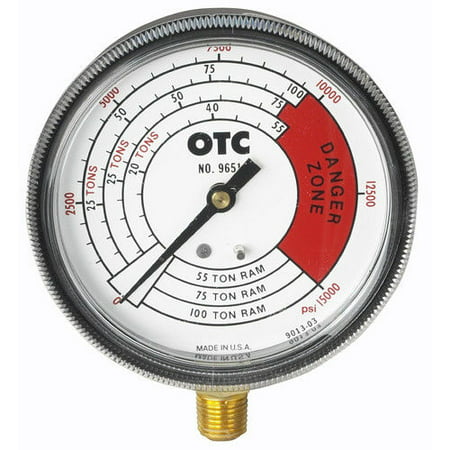 UPC 731413001604 product image for OTC Tools & Equipment 9651 0 - 100 Ton 4-Scales Pressure Gauge | upcitemdb.com
