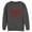 Charcoal Heather, variant on Men's Marvel Spider-Man Icon Badge  Sweatshirt Athletic Heather 2X Large