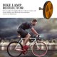 thumbnail image 5 of 4pcs reflectador de bicicleta lámpara de bicicleta reflectector reflector de plástico Advertencia de reflector suministros para bicicletas, 5 of 6