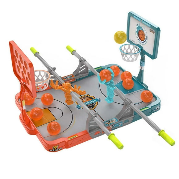Tabletop Basketball Game 2 Player Basketball Finger Shooting Game Mini Desktop Basketball Hoop Double Basketball And Score Toy