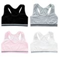 thumbnail image 4 of Teen Girls Cotton Wireless Bra Vest Wirefree Sport Bra Underwear, 4 of 4