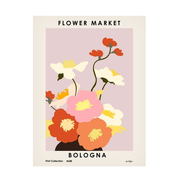 Trademark Fine Art NKTN Flower Market. Bologna Canvas Wall Art