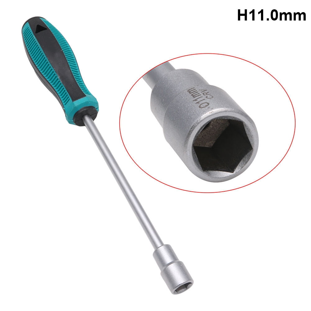 5mm as described Metal Socket Driver Wrench Screwdriver Hex Nut Key Nutdriver Hand Tool